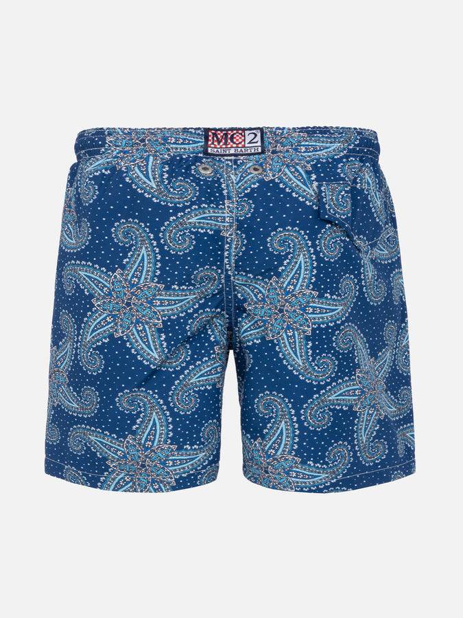 Mc2 Saint Barth Costume Da Bagno Da Bambino Con Stampa Paisley