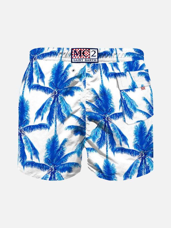 Mc2 Saint Barth Costume Da Bagno Da Bambino Con Stampa Palme