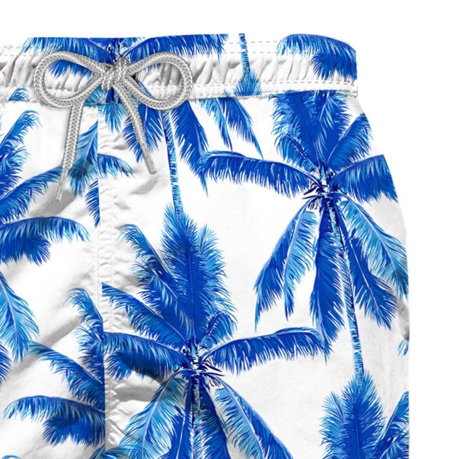 Mc2 Saint Barth Costume Da Bagno Da Bambino Con Stampa Palme