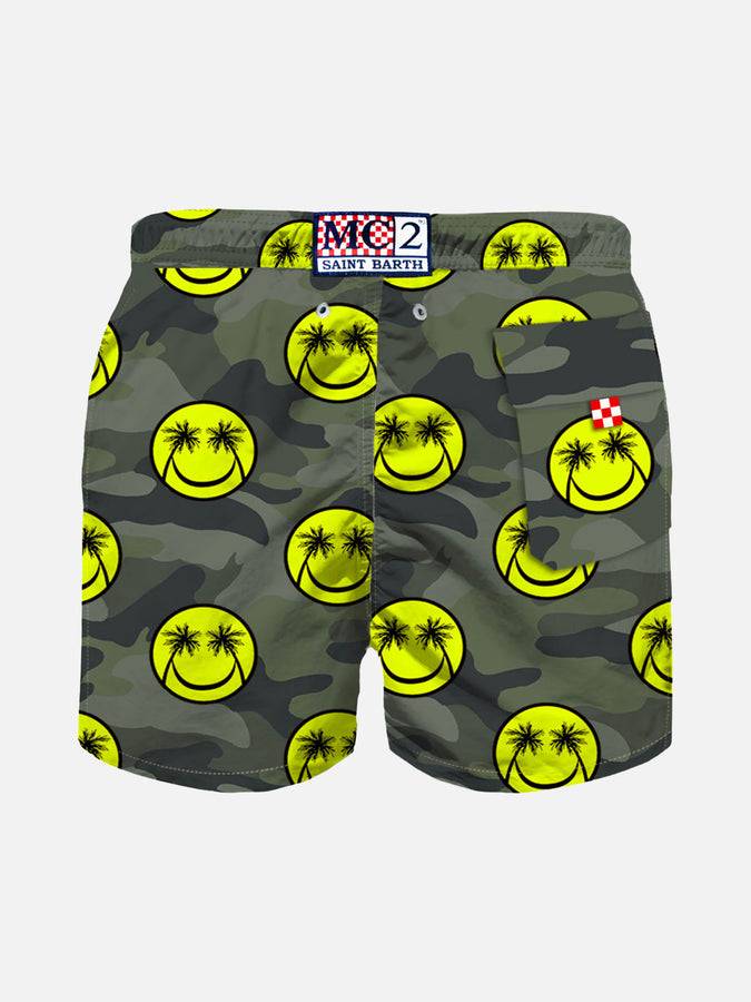 Mc2 Saint Barth Costume Da Bagno Da Bambino Con Stampa Smiley