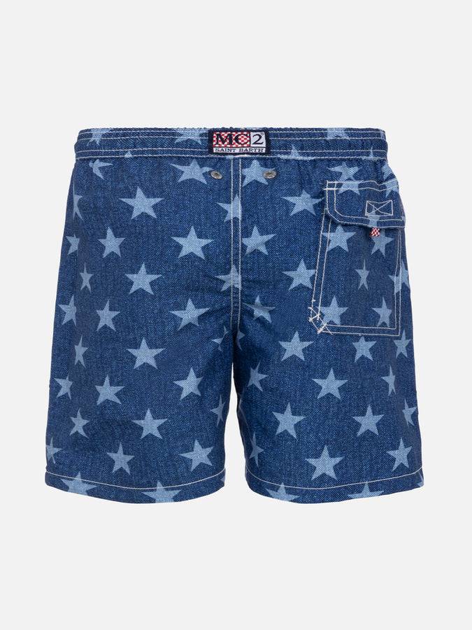 Mc2 Saint Barth Costume Da Bagno Da Bambino Con Stampa Stelle