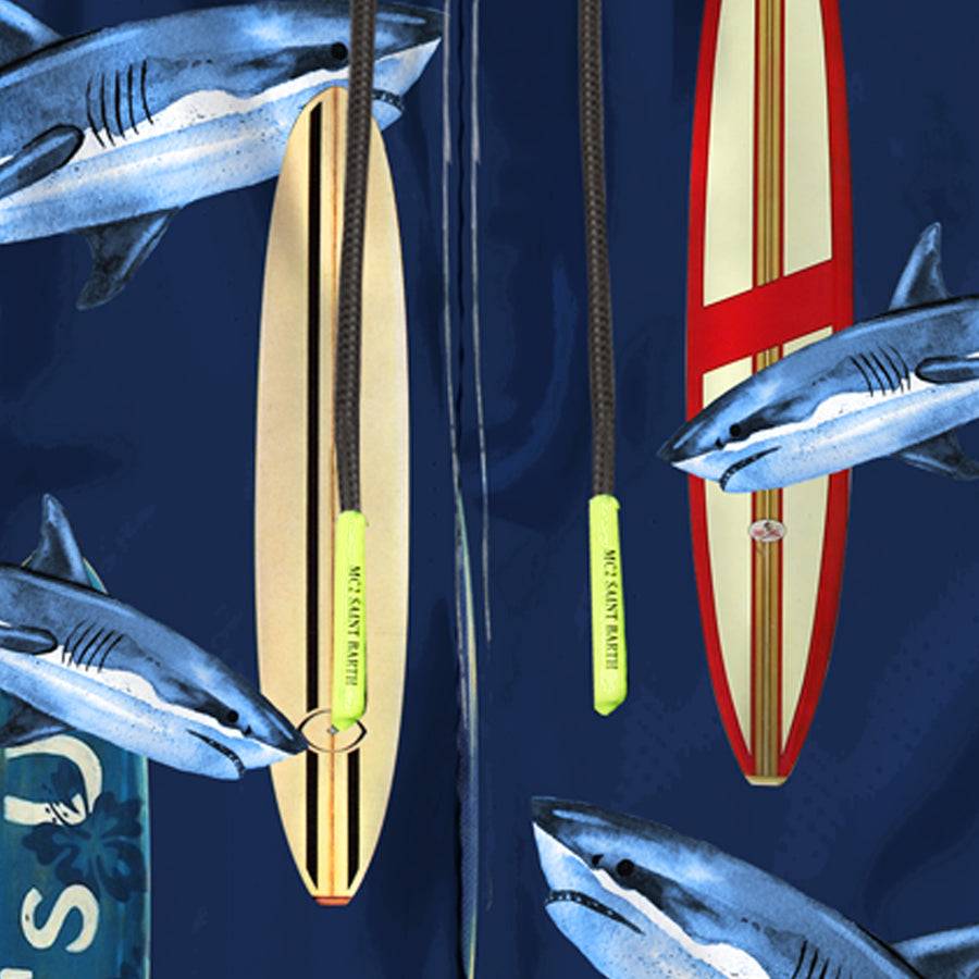 Mc2 Saint Barth Costume Da Bagno Da Bambino Con Stampa Tavola Da Surf