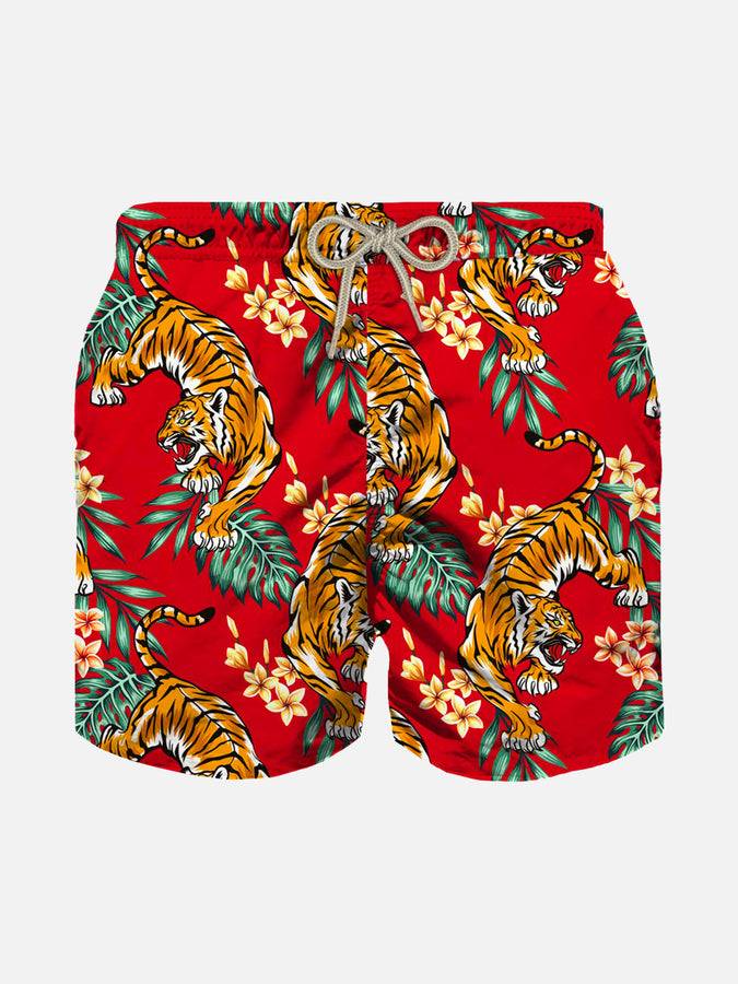 Mc2 Saint Barth Costume da bagno da bambino con stampa tigre