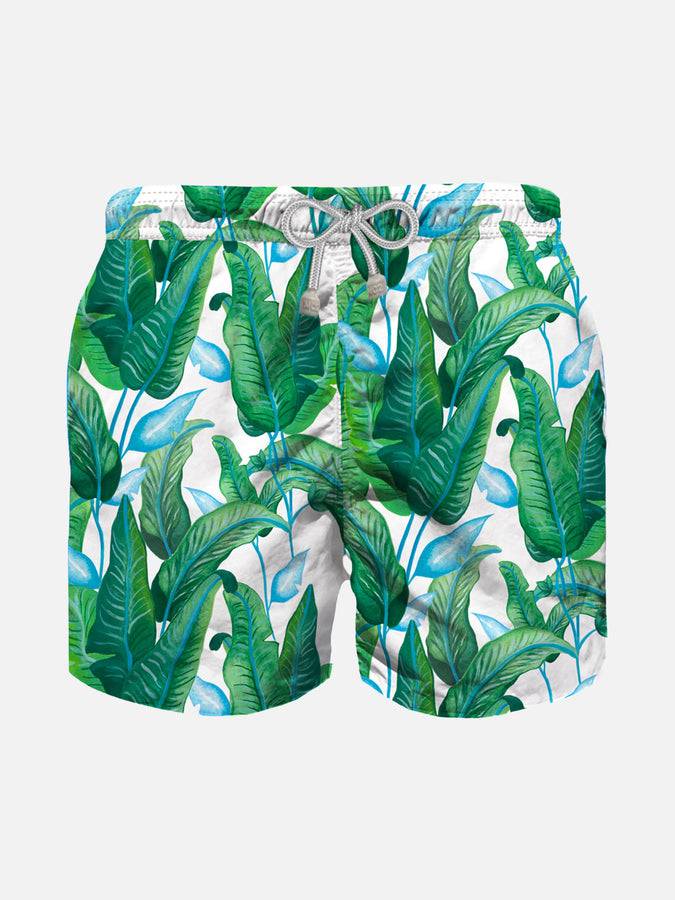 Mc2 Saint Barth Costume da bagno da bambino con stampa tropicale