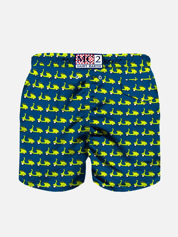 Mc2 Saint Barth Costume Da Bagno Da Bambino Con Stampa Vespa | EDIZIONE SPECIALE VESPA®