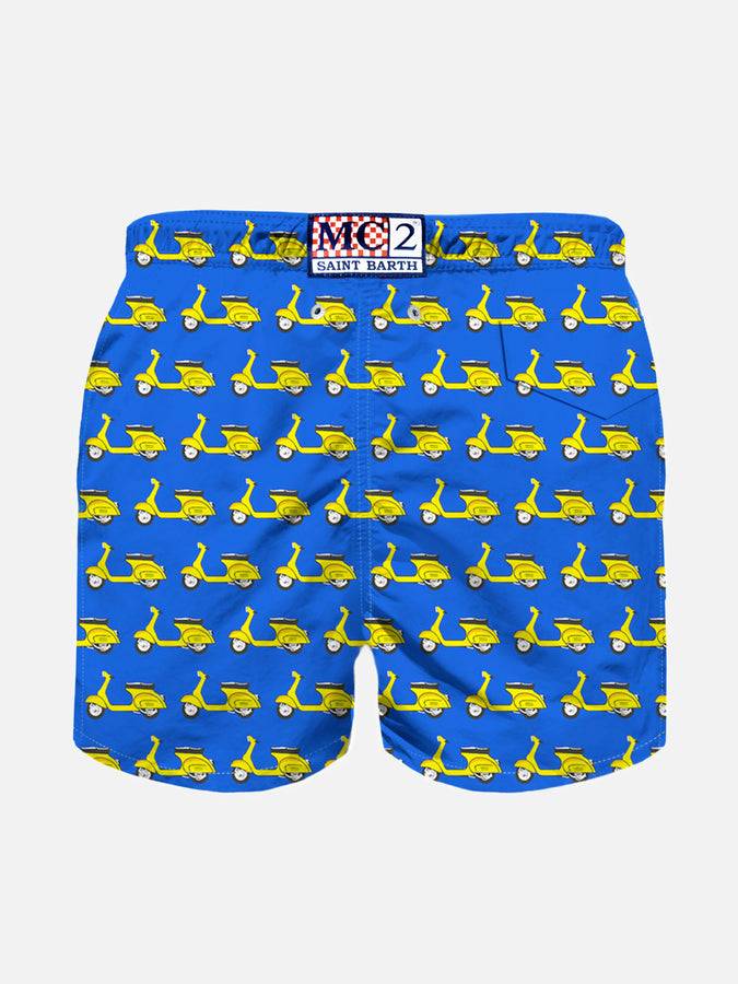 Mc2 Saint Barth Costume Da Bagno Da Bambino Con Stampa Vespa® | Vespa® Edizione Speciale