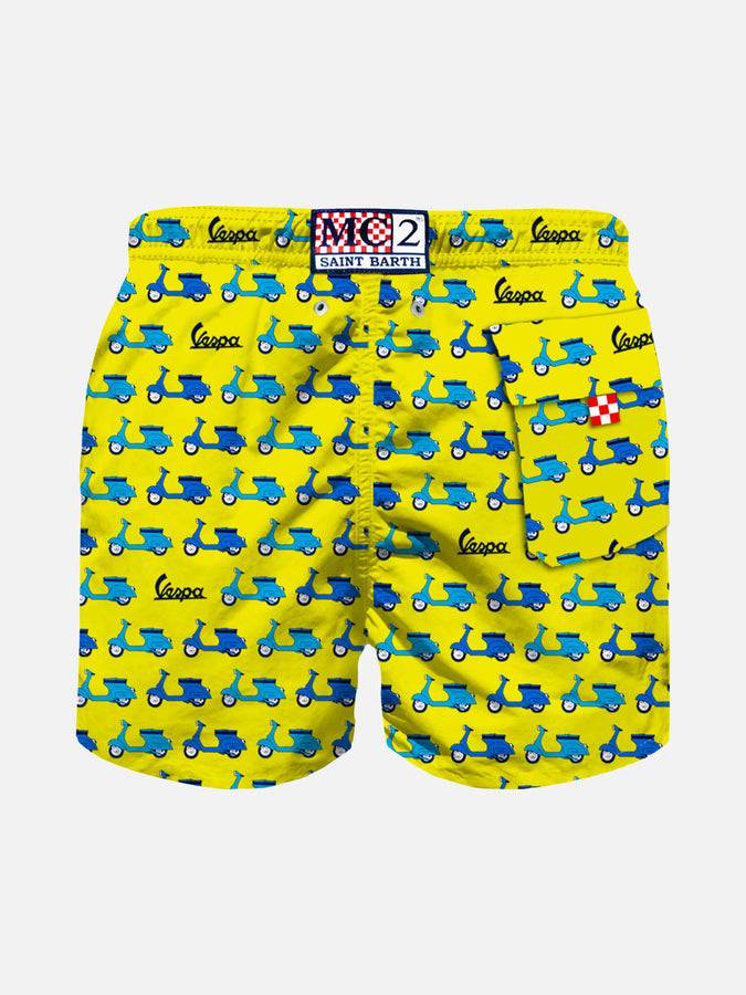 Mc2 Saint Barth Costume Da Bagno Da Bambino Con Stampa Vespa | Vespa® Edizione Speciale