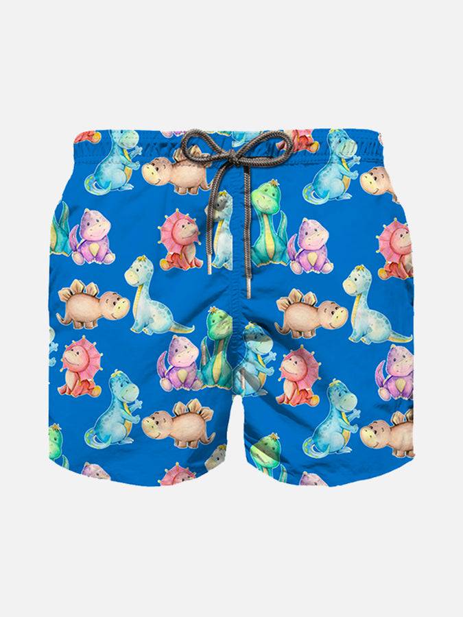 Mc2 Saint Barth Costume da bagno da bambino in cotone con stampa dinosauri