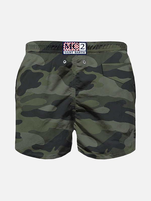 Mc2 Saint Barth Costume Da Bagno Da Bambino In Tessuto Leggero