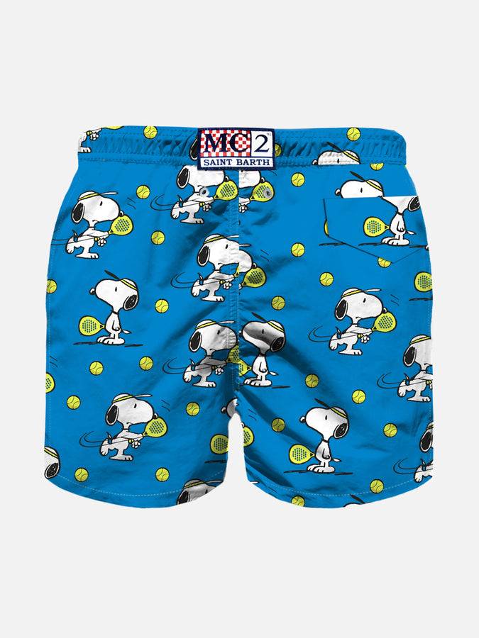 Mc2 Saint Barth Costume Da Bagno Da Bambino In Tessuto Leggero Con Stampa Snoopy Padel | SNOOPY - EDIZIONE SPECIALE PEANUTS™