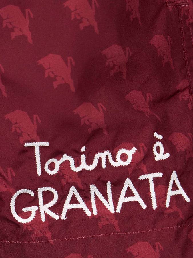 Mc2 Saint Barth Costume Da Bagno Da Bambino In Tessuto Leggero Con Stampa TORINO | EDIZIONE SPECIALE AC TORINO