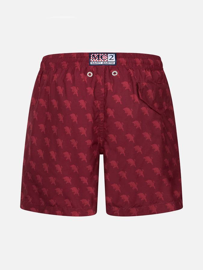 Mc2 Saint Barth Costume Da Bagno Da Bambino In Tessuto Leggero Con Stampa TORINO | EDIZIONE SPECIALE AC TORINO