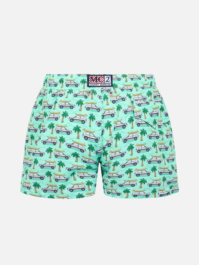 Mc2 Saint Barth Costume Da Bagno Da Bambino In Tessuto Leggero Jean Lighting Con Stampa Panda | EDIZIONE SPECIALE PANDA