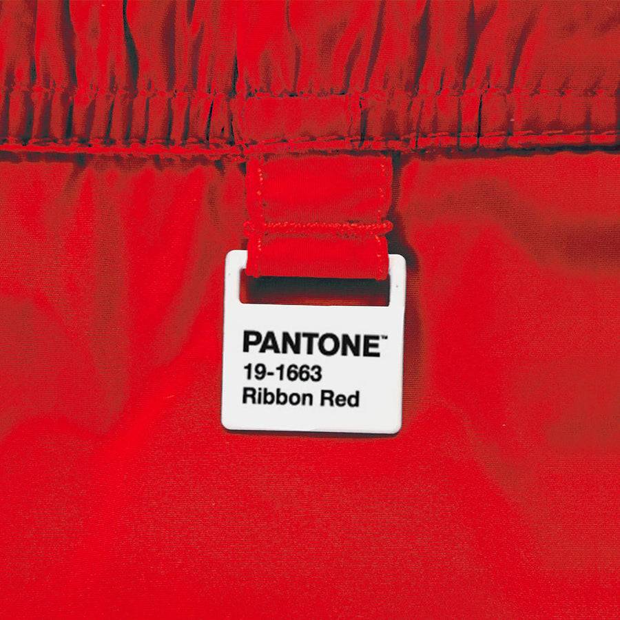 Mc2 Saint Barth Costume Da Bagno Da Bambino In Tessuto Leggero Rosso | Edizione Speciale Pantone™