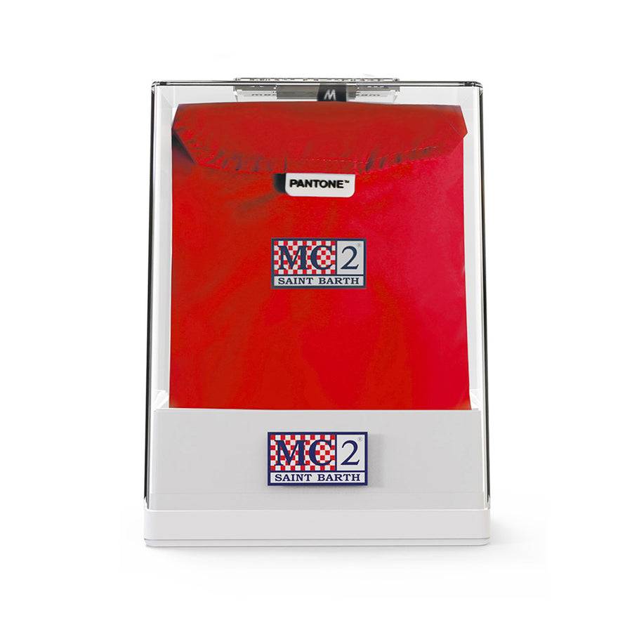 Mc2 Saint Barth Costume Da Bagno Da Bambino In Tessuto Leggero Rosso | Edizione Speciale Pantone™