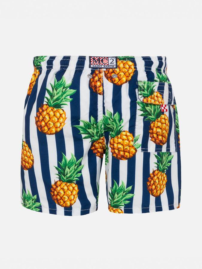 Mc2 Saint Barth Costume Da Bagno Da Bambino Stampa Ananas