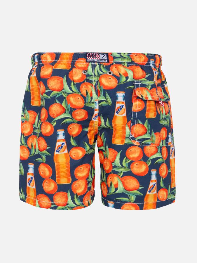 Mc2 Saint Barth Costume Da Bagno Da Bambino Stampa Arance