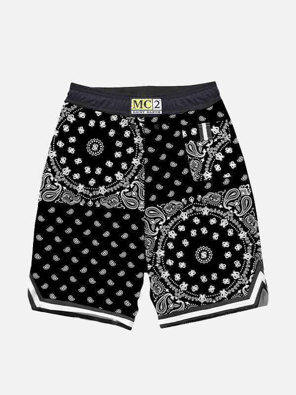 Mc2 Saint Barth Costume Da Bagno Da Bambino Stampa Bandana Stile Surf