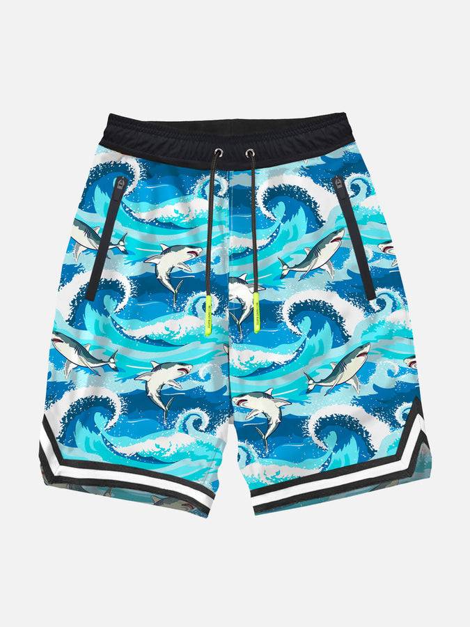 Mc2 Saint Barth Costume da bagno da bambino stampa squalo stile surf