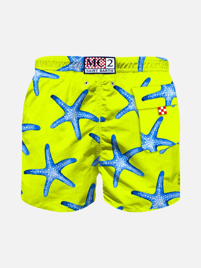 Mc2 Saint Barth Costume Da Bagno Da Bambino Stampa Stelle Marine