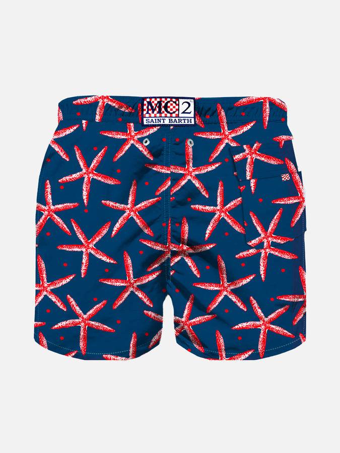 Mc2 Saint Barth Costume Da Bagno Da Bambino Stampa Stelle Marine