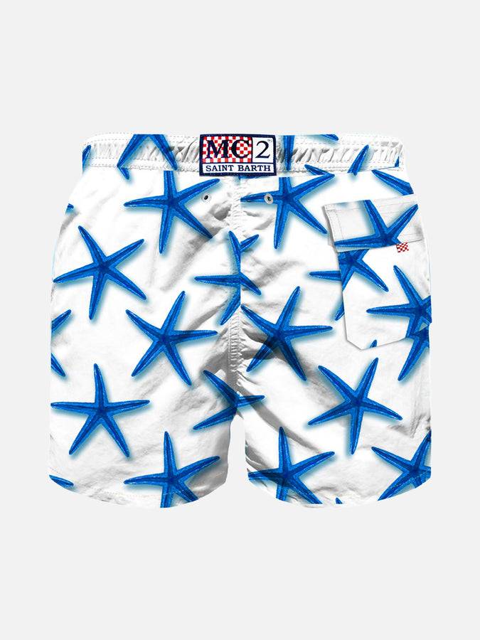 Mc2 Saint Barth Costume Da Bagno Da Bambino Stampa Stelle Marine