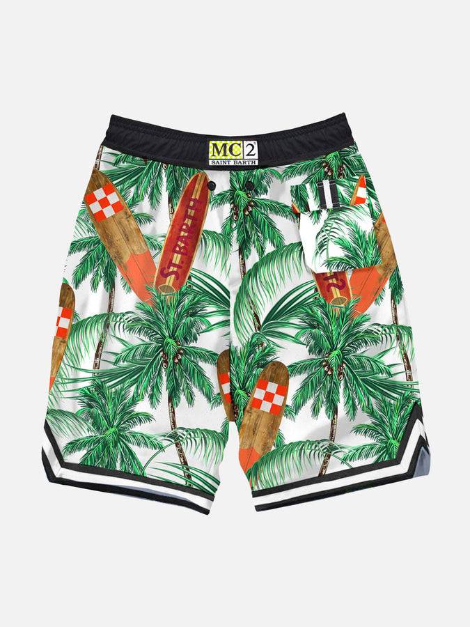Mc2 Saint Barth Costume Da Bagno Da Bambino Stampa Tavole Da Surf