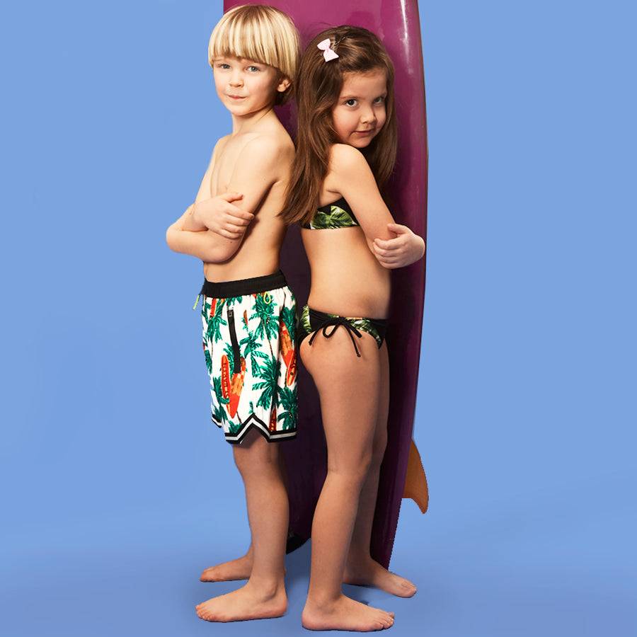 Mc2 Saint Barth Costume Da Bagno Da Bambino Stampa Tavole Da Surf