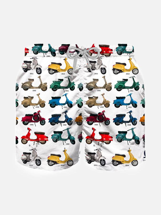 Mc2 Saint Barth Costume da bagno da bambino stampa Vespa® | Vespa® Edizione Speciale