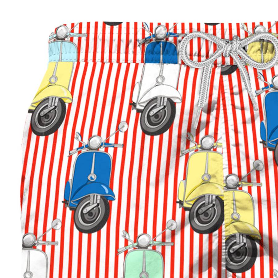 Mc2 Saint Barth Costume Da Bagno Da Bambino Vespa© | Vespa© Edizione Speciale