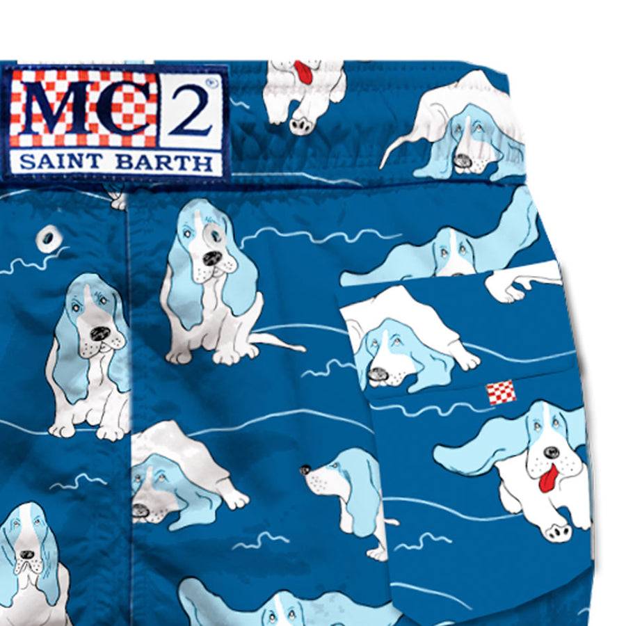 Mc2 Saint Barth Costume Da Bagno Da Uomo Basset Hound