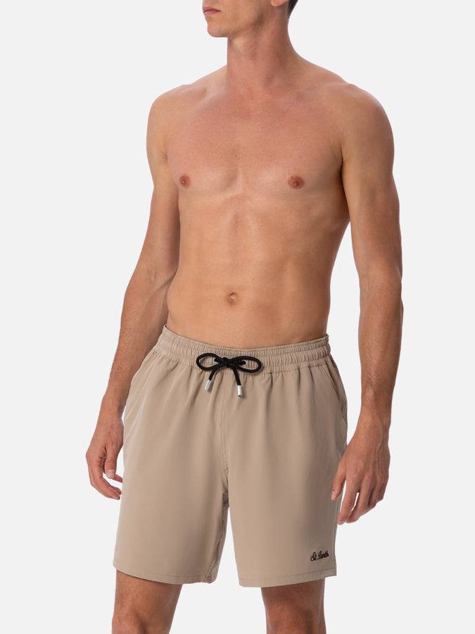 Mc2 Saint Barth Costume Da Bagno Da Uomo Beige Comfort