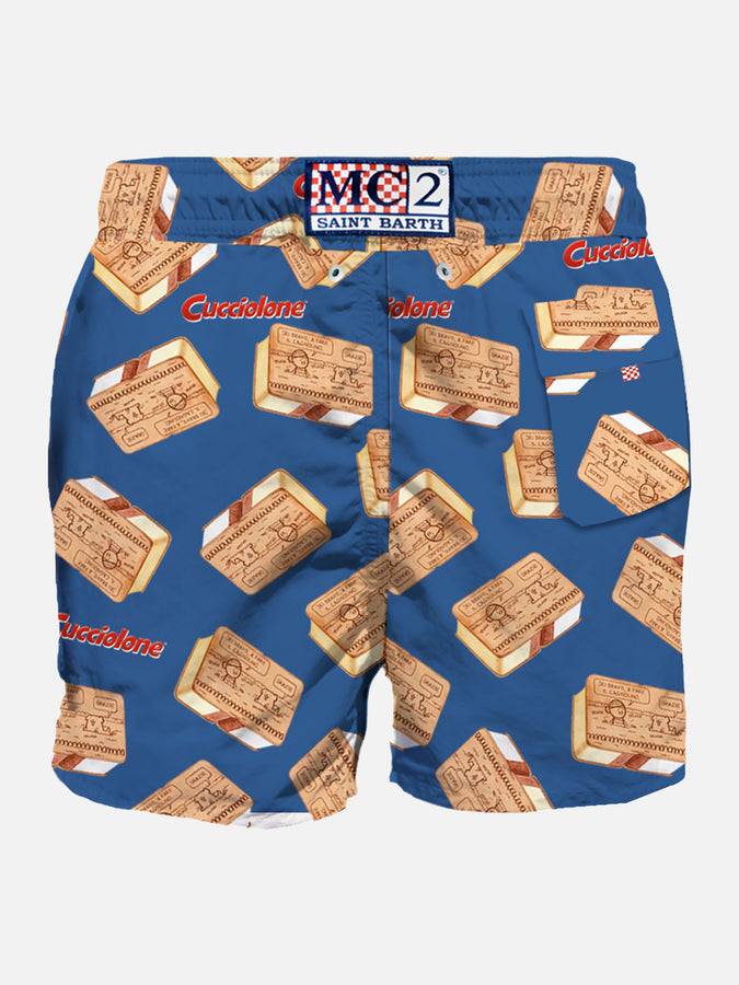 Mc2 Saint Barth Costume Da Bagno Da Uomo Classico Con Stampa Cucciolone | ALGIDA® EDIZIONE SPECIALE