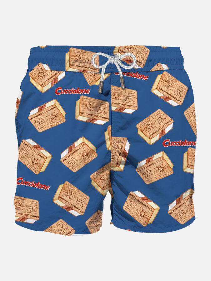 Mc2 Saint Barth Costume da bagno da uomo classico con stampa Cucciolone | ALGIDA® EDIZIONE SPECIALE
