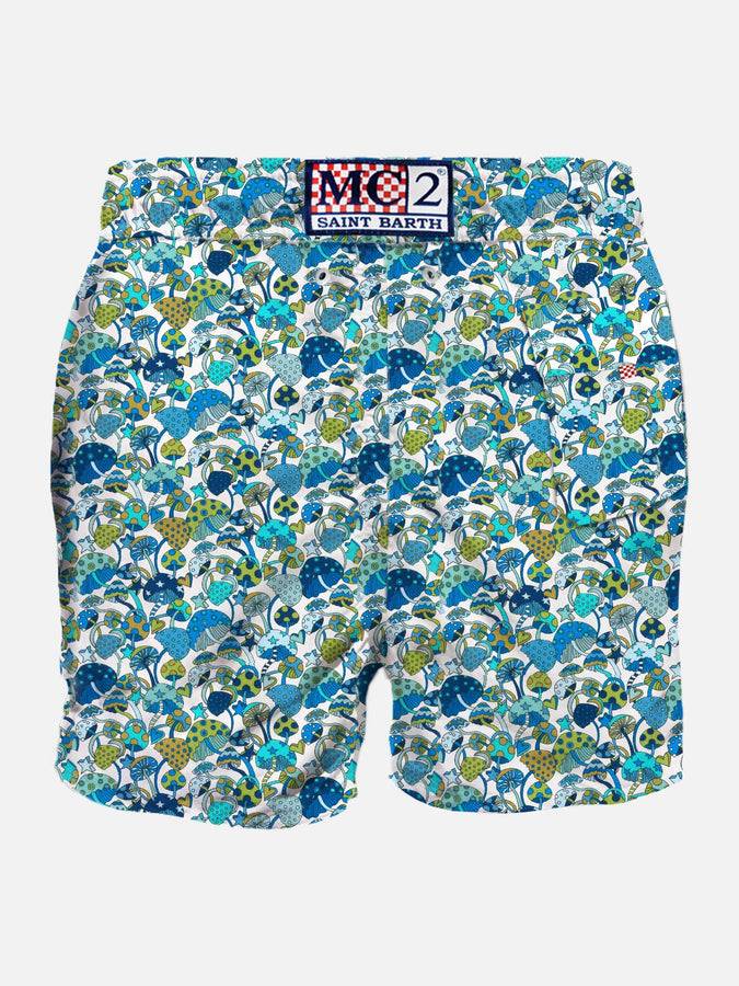 Mc2 Saint Barth Costume Da Bagno Da Uomo Classico Con Stampa Funghi | EDIZIONE SPECIALE LIBERTY