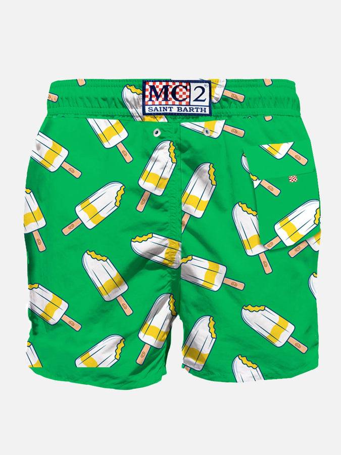 Mc2 Saint Barth Costume Da Bagno Da Uomo Classico Con Stampa Lemonissimo | Algida® Edizione Speciale