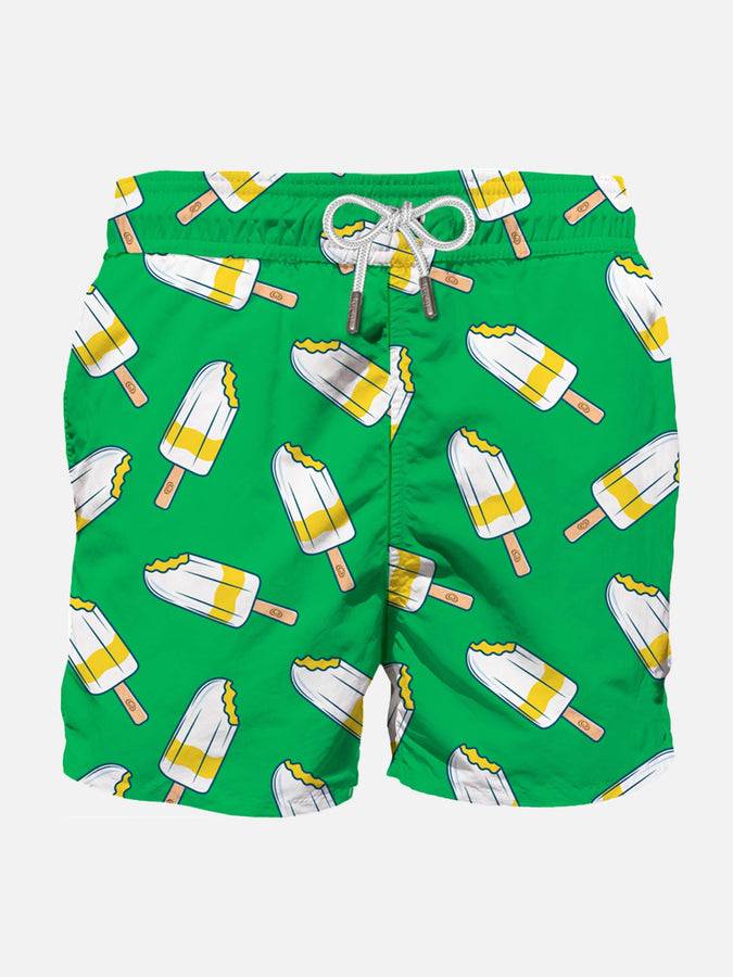 Mc2 Saint Barth Costume da bagno da uomo classico con stampa Lemonissimo | Algida® Edizione Speciale