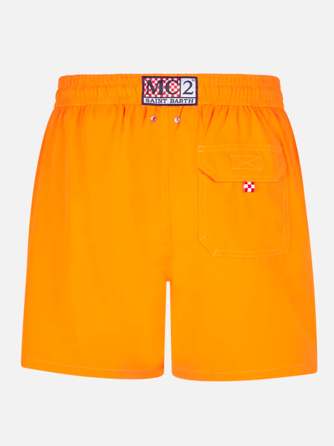 Mc2 Saint Barth Costume Da Bagno Da Uomo Comfort Arancio Fluo