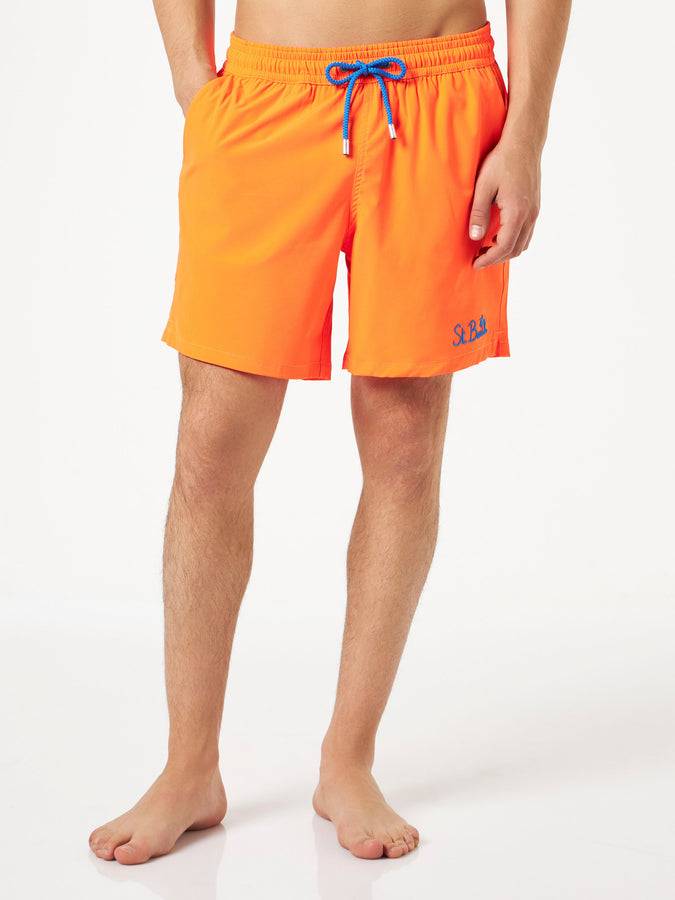 Mc2 Saint Barth Costume Da Bagno Da Uomo Comfort Arancio Fluo