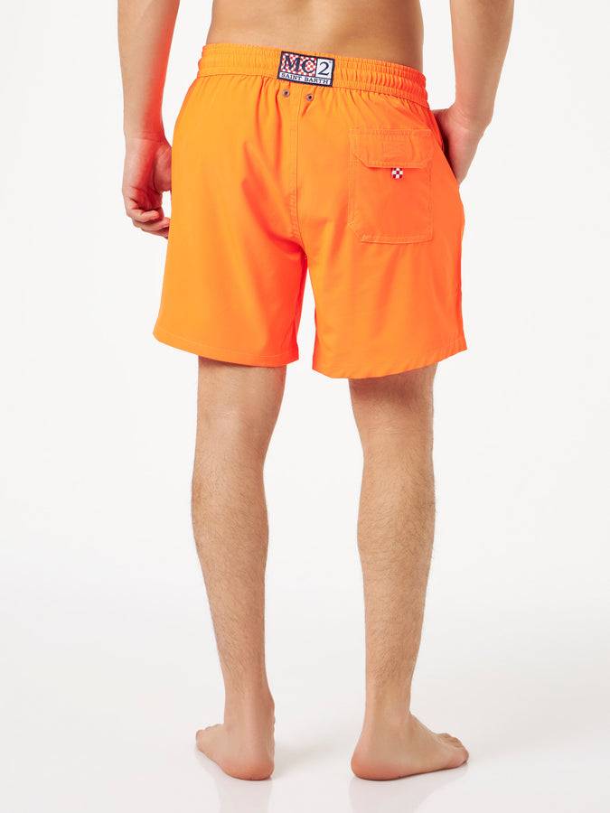 Mc2 Saint Barth Costume Da Bagno Da Uomo Comfort Arancio Fluo