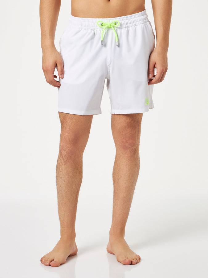 Mc2 Saint Barth Costume Da Bagno Da Uomo Comfort Bianco