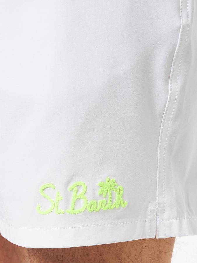 Mc2 Saint Barth Costume Da Bagno Da Uomo Comfort Bianco