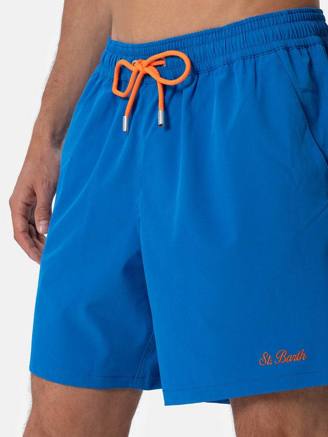 Mc2 Saint Barth Costume Da Bagno Da Uomo Comfort Bluette