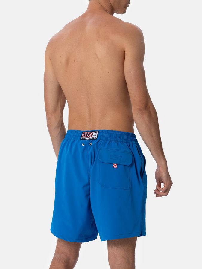 Mc2 Saint Barth Costume Da Bagno Da Uomo Comfort Bluette