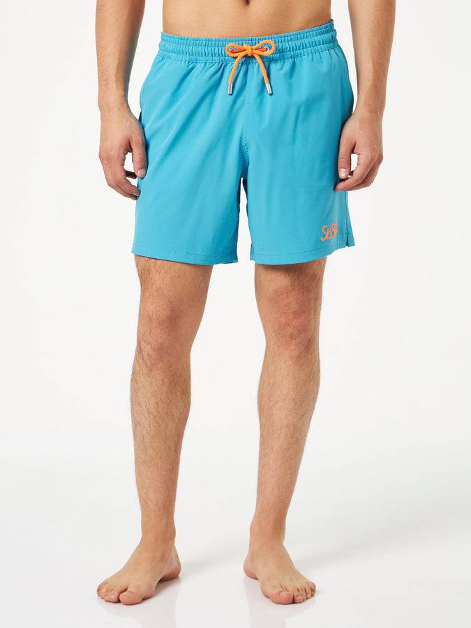 Mc2 Saint Barth Costume Da Bagno Da Uomo Comfort Colore Azzurro