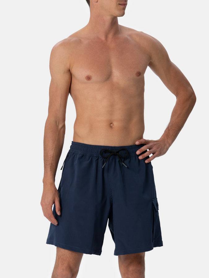 Mc2 Saint Barth Costume Da Bagno Da Uomo Comfort Di Colore Blu