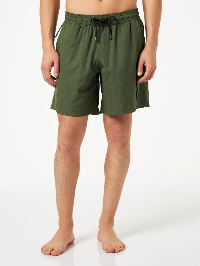 Mc2 Saint Barth Costume Da Bagno Da Uomo Comfort Ed Elasticizzato Colore Verde Militare