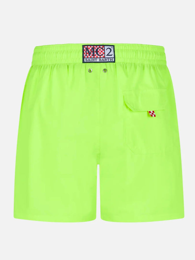 Mc2 Saint Barth Costume Da Bagno Da Uomo Comfort Giallo Fluo