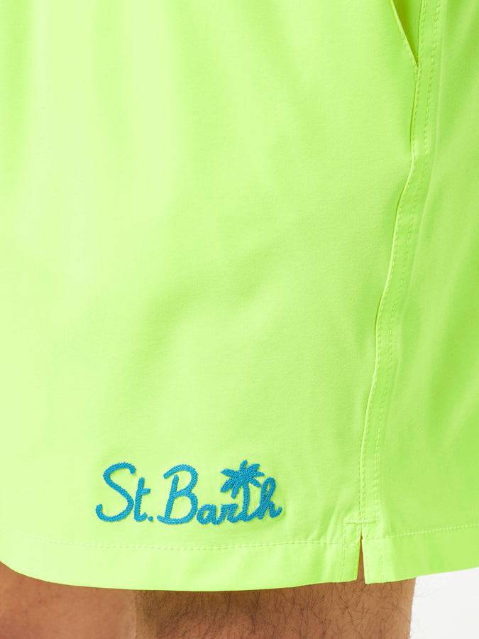 Mc2 Saint Barth Costume Da Bagno Da Uomo Comfort Giallo Fluo