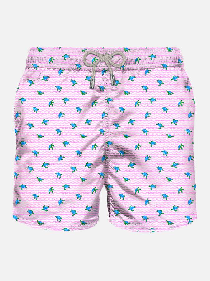 Mc2 Saint Barth Costume Da Bagno Da Uomo Comfort Light Con Stampa Tartarughe Marine